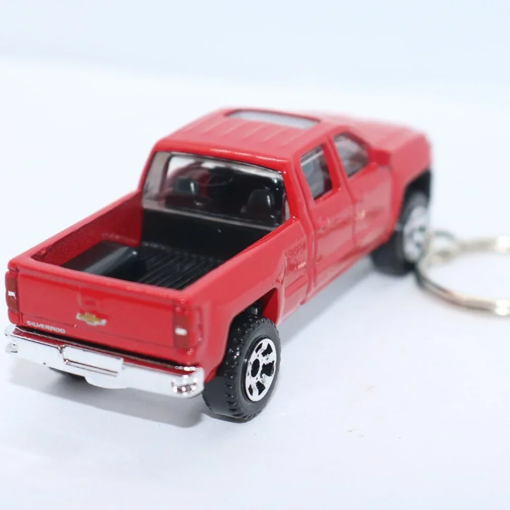 Matchbox 2014 Chevy truck custom keychain
